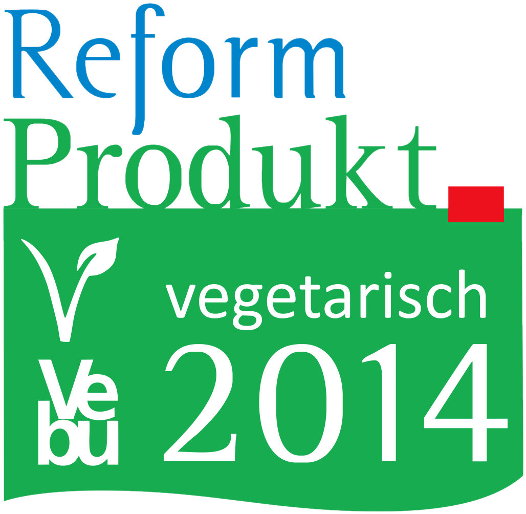 Reform Produkt vegetarisch 2014 award seal